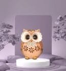 Modern Classy Lucky Owl Resin Showpiece