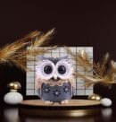 Modern Classy Lucky Owl Resin Showpiece
