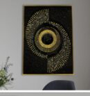 Crystal Painting With Aluminium Frame , Luxury Item