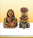 Rajasthani Couple Figure , Rajasthani Village