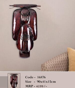 Scooter Metal Wall Art ,Unique Item For Home Decor