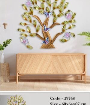 Wall Tree In Metal For Home Decor