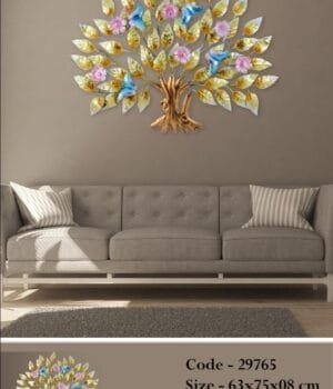 Wall Tree In Metal For Home Decor