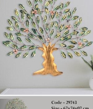 Wall Tree In Metal For Home Decor