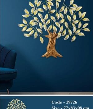 Wall Tree In Metal For Home Decor