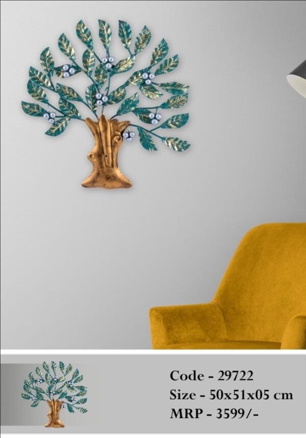 Wall Tree In Metal For Home Decor