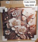 Crystal Painting With Aluminium Frame , Luxury Item