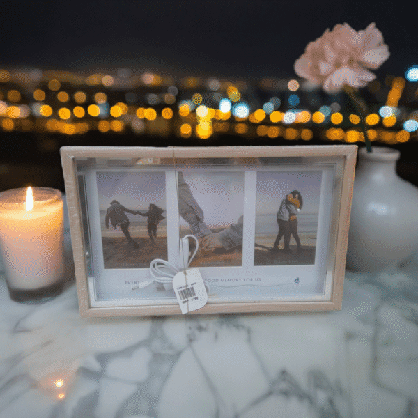 LED Photo Frame For 3 photos