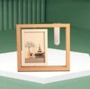 Nature’s Frame: Wooden Photo Frame with Money Plant