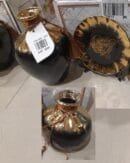 Luxury Ceramic Pot Set of 3 ,Black Colour, Flower pot