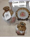 Luxury Ceramic Pot Set of 3 ,White Colour