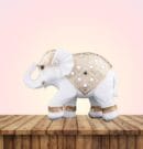 Decorative White Elephant Figurine – Premium Home Décor for Living Room & Office