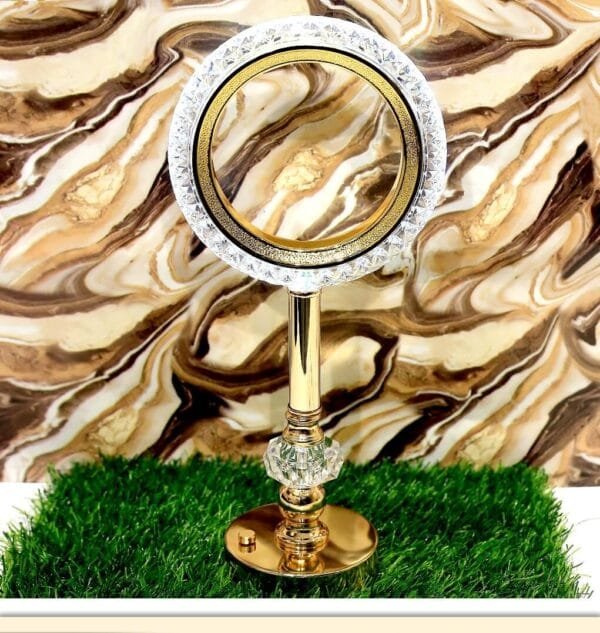 Table Light lamp With Metallic Body , 36 cm Height