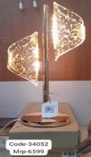 Table Light lamp With Metallic Body , 45 cm Height