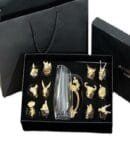 Zodiac Animal Shot Glasses | 12 pcs Glass & Dispenser (250 ml)