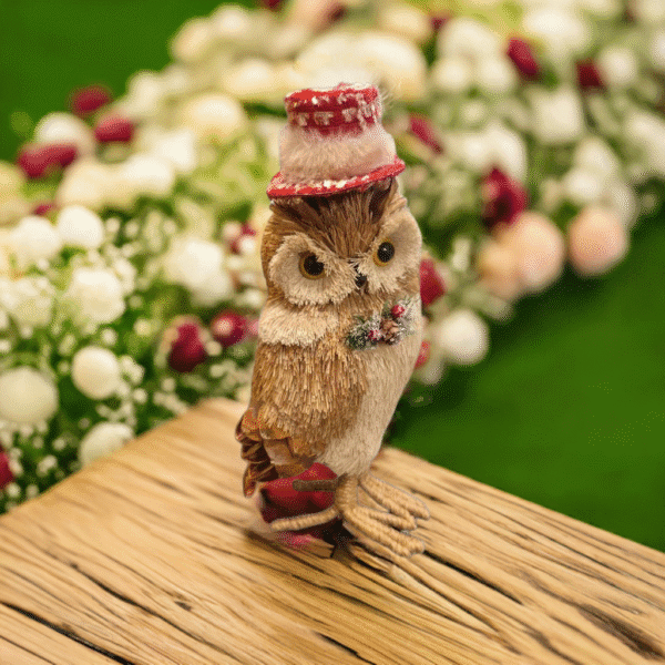 Straw Handmade Lucky Owl for Home decoration - Image 3