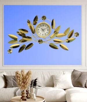 Luxury Wall clock for home decor | Metal Wall Clock