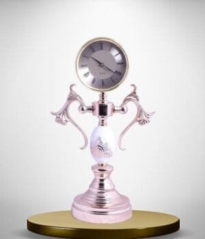 Luxury Table Clock In Metal - Elegant Timeless Design with Premium Finishes