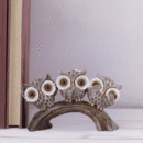lucky Owl Family ( Set of 3 ) for Home decoration