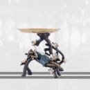 Decorative Serving Tray Statue girl | Polyresin | Showpiece