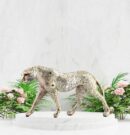 Luxury Leopard Statue ,Resin Showpiece ,Figures for Home Decor