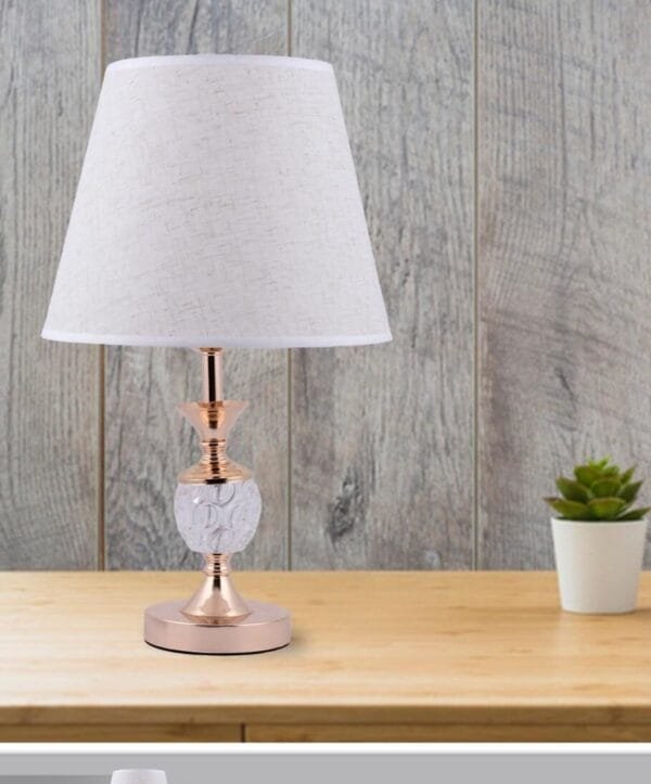 Table Light lamp With Metallic Body , 46 cm Height