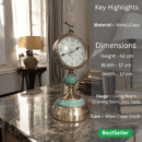 Luxury Table Clock - Elegant Timeless Design with Premium Finishes