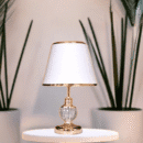 Table Light lamp With Metallic Body , 40 cm Height