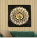 Crystal Painting With Aluminium Frame , Luxury Item