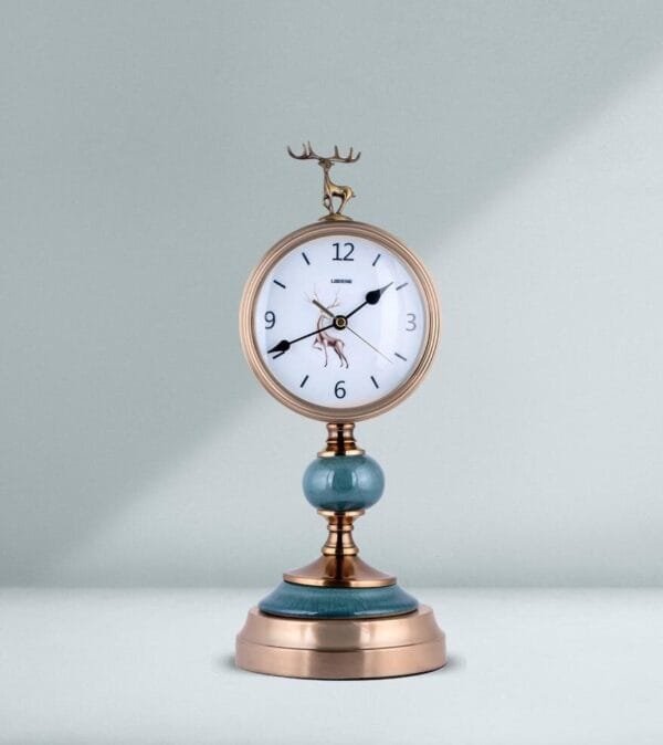 Luxury Table Clock - Elegant Timeless Design with Premium Finishes