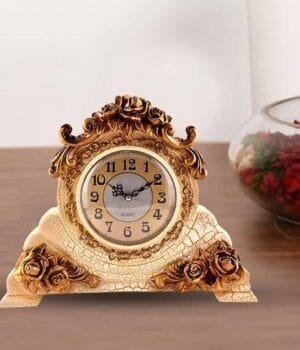 Luxury Table Clock - Elegant Timeless Design with Premium Finishes