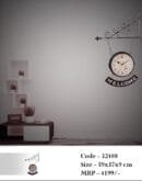 Modern decorative Hanging wall clock | Stylish wall clock- Sharmahomedecor