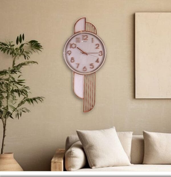 Modern decorative wall clock | Stylish wall clock- Sharmahomedecor