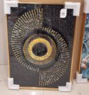 Crystal Painting With Aluminium Frame , Luxury Item