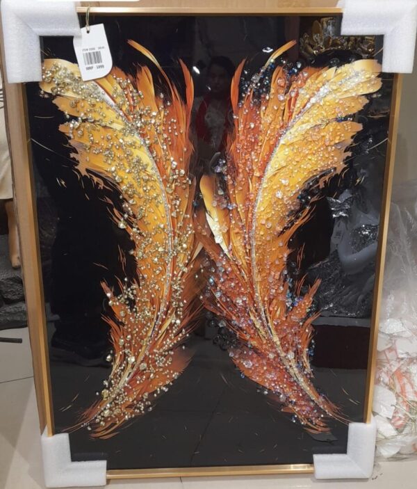 acrylic Crystal Painting With Aluminium Frame , Luxury Item - Image 2