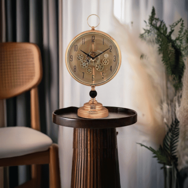 Luxury Table  clock | Stylish clock- Sharma home decor - Image 4
