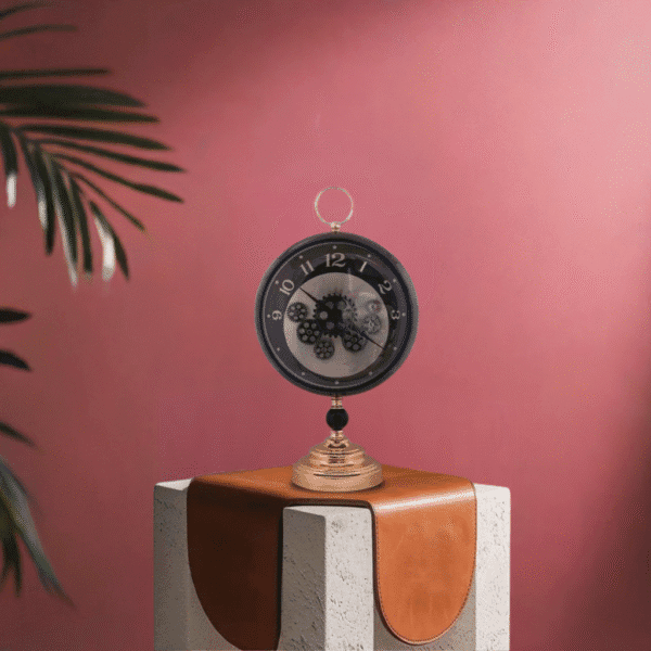 Luxury Table clock | Stylish clock- Sharmahomedecor - Image 3