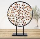 Stylish Metal Leaf Tree Centerpiece for Table Decor