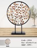 Stylish Metal Leaf Tree Centerpiece for Table Decor