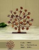 Stylish Metal Leaf Tree Centerpiece for Table Decor