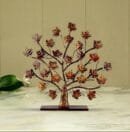 Stylish Metal Leaf Tree Centerpiece for Table Decor