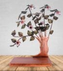 Stylish Metal Leaf Tree Centerpiece for Table Decor