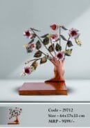 Stylish Metal Leaf Tree Centerpiece for Table Decor