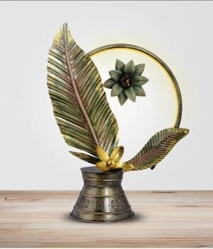 Stylish Metal Leaf Tree Centerpiece for Table Decor