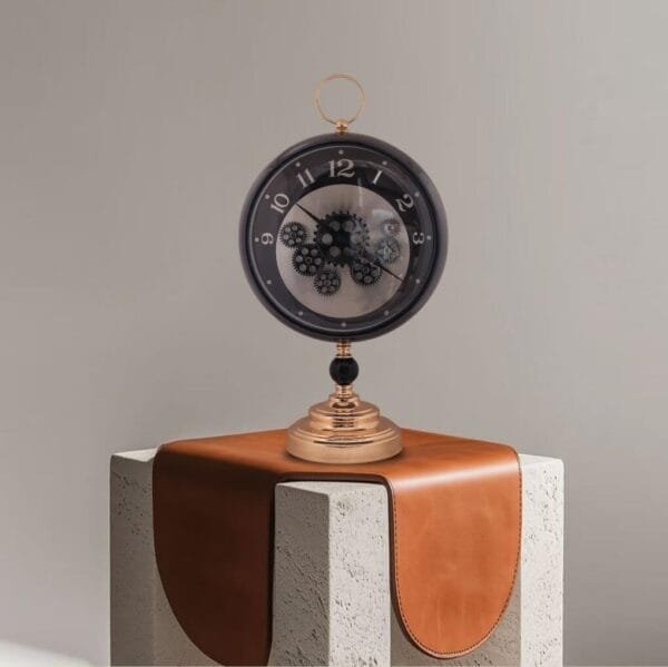 Luxury Table clock | Stylish clock- Sharmahomedecor