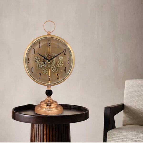 Luxury Table  clock | Stylish clock- Sharma home decor