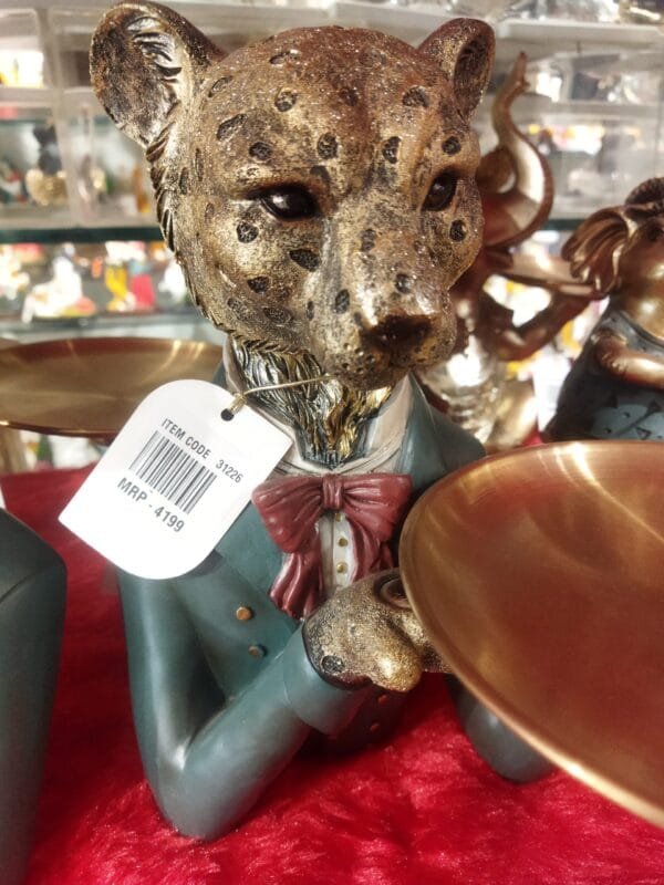 Decorative Lion Serving Tray Decorative  Statue | Polyresin | Showpiece - Image 2