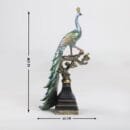 Peacock’s Glory Home Decoration Showpiece
