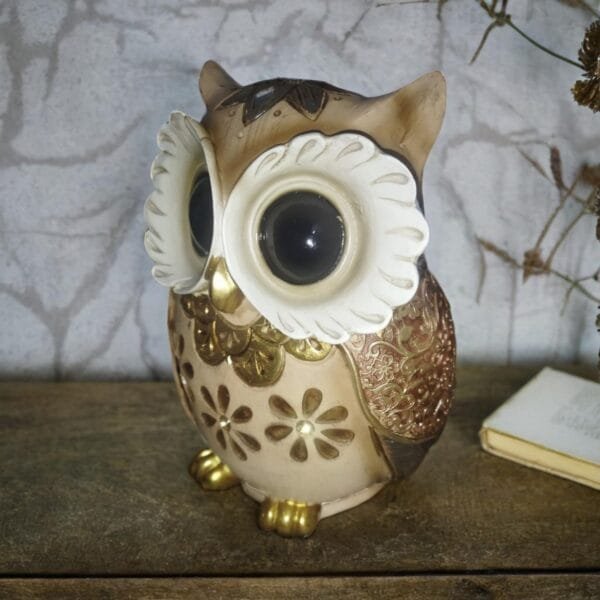 Modern Classy Lucky Owl Resin Showpiece - Image 6