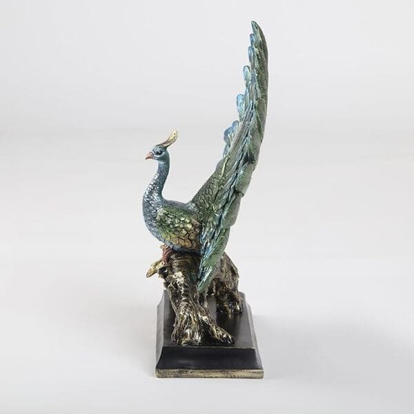 Peacock’s Glory Home Decoration Showpiece - Image 3